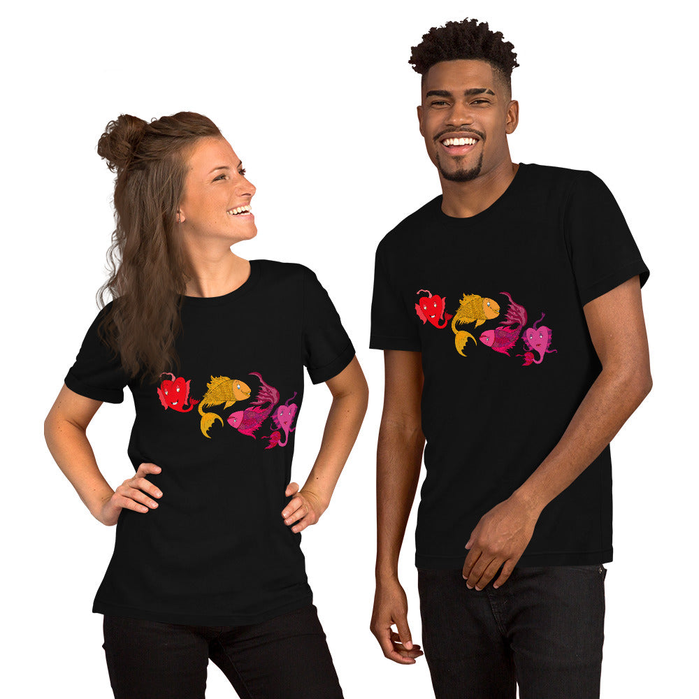 Fish Lover Unisex t-shirt - AJArtzzz Clothing