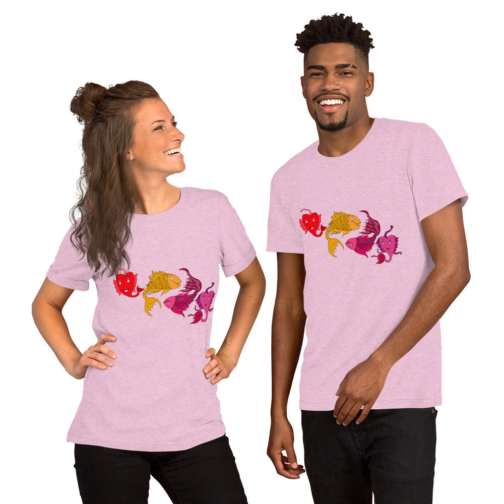Fish Lover Unisex t-shirt - AJArtzzz Clothing